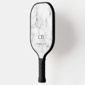Marmeren initiaalmoogram naam pickleball paddle (Links)