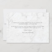 Marmeren Kardinaal Script Fotocollage Kerstmis Feestdagenkaart (Achterkant)