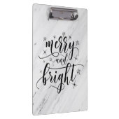 Marmeren Kerst Klembord (Rechts)