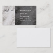 Marmeren kleurenblok visitekaartje (Voorkant / Achterkant)