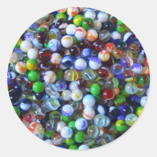 Marmeren knikkers Sticker Stickers