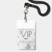 marmeren koord badge (Voorzijde met lanyard)