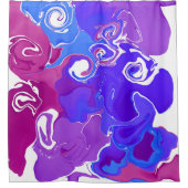 Marmeren kunst Douchegordijn (Voorkant)