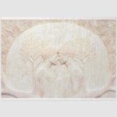 Marmeren LGBTQ paar in liefde Carving X6 Decoupage Tissuepapier (Voorkant)