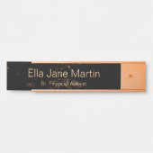 Marmeren Look Hanging Wall Naam Bord Deurteken Deurbordje (Voorkant)