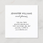 Marmeren look met Faux Gold Accents Visitekaartje (Achterkant)