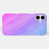 Marmeren Luxe - Blauwe en Paarse Gradiënt Case-Mate iPhone Case (Achterkant (horizontaal))