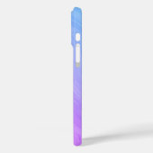 Marmeren Luxe - Blauwe en Paarse Gradiënt Case-Mate iPhone Case (Achterkant / Links)