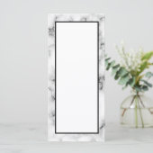 Marmeren Luxe Uitnodigingen Verticaal (Staand voorkant)