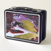 Marmeren metalen lunchbox (Achterkant)