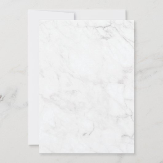 Marmeren moderne eucalyptus typografie bruiloft save the date (Achterkant)