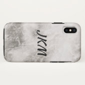 marmeren monogram Case-Mate iPhone case (Achterkant (horizontaal))
