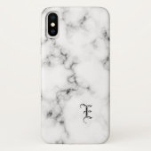 Marmeren monogram Case-Mate iPhone case (Achterkant)
