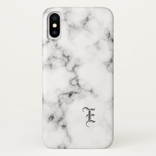 Marmeren monogram Case-Mate iPhone case (Achterkant)