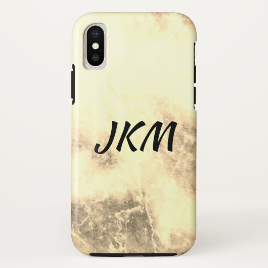 marmeren monogram Case-Mate iPhone case (Achterkant)