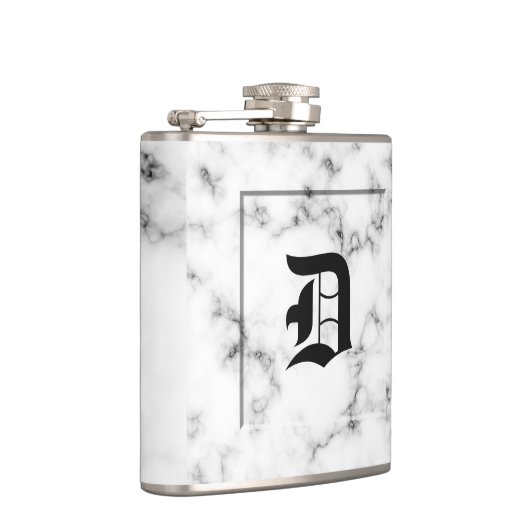 Marmeren monogram heupfles (Rechts)