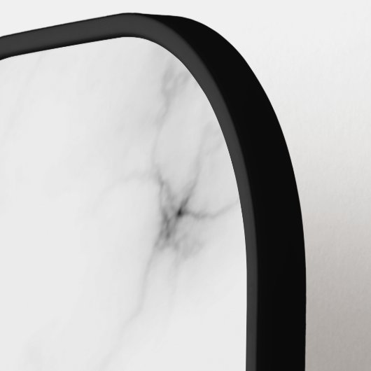 Marmeren monogram initiaal naam pickleball paddle (Links Detail)