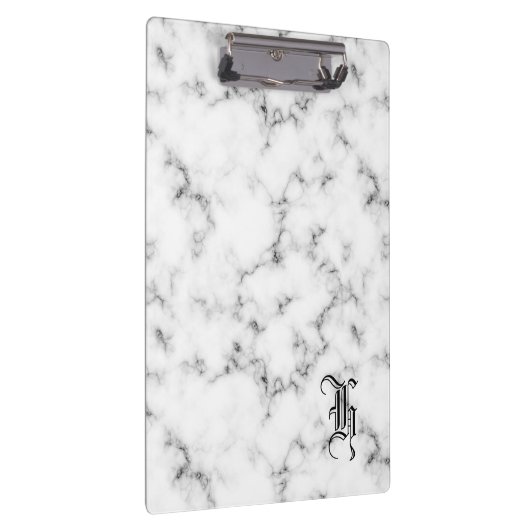 Marmeren monogram klembord (Rechts)