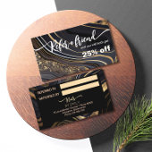 Marmeren nagelsalon Verwijs een vriend Verwijzing  Klantenkaartje