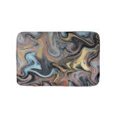 Marmeren Natuur Artwork Golden Glitter Badmat (Voorkant)