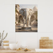 Marmeren Olifanten Paleis Zon Poster (Keuken)
