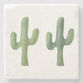 Marmeren onderzetter | Cactus Two |