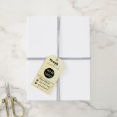 Marmeren op maat bedrukte hanglabels, geschenklabe cadeaulabel (Met Touw)