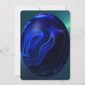 Marmeren Pasen Schattige Eieren Uitnodiging (Achterkant)