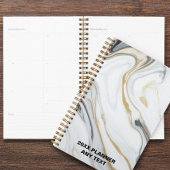 Marmeren Patroon Custom Jaar Dagboek Planner