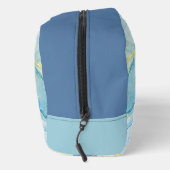 Marmeren Patroon in Blauw, Turquoise en Goud Toilettasje (Rechts)