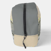 Marmeren patroon in zwart, tan en goud toilettasje (Rechts)