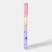 Marmeren Patroon Paarse Roze Abstract Kleurrijk Case-Mate iPhone Case (Achterkant / Rechts)
