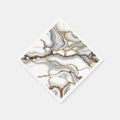 Marmeren Patroon Tafel servet (Hoek)