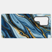 marmeren patroon telefoonhoes samsung galaxy hoesje (Achterkant horizontaal)