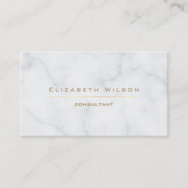 Marmeren professionele elegante vlakte visitekaartje