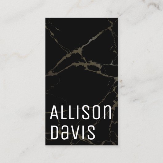 Marmeren QR-code Visitekaartje (Voorkant)