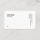 Marmeren Rand Minimaal Moderne Trend Visitekaartje (Achterkant)