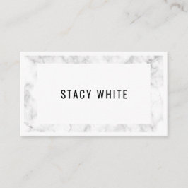 Marmeren Rand Minimaal Moderne Trend Visitekaartje