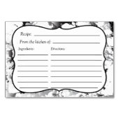 Marmeren recept Kaart (Voorkant)