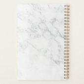 Marmeren Roos Gold Wimpers & Brows Beauty Logo Planner (Achterkant)