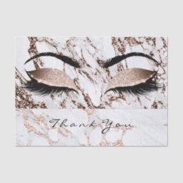 Marmeren Roos Goud Wit Glitter Dank Eye Copper Tissuepapier