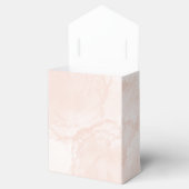 Marmeren roze gunstboxen bedankdoosjes (Geopend)