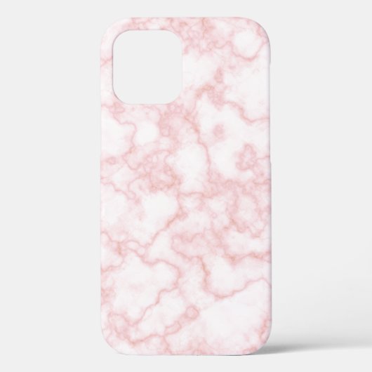 marmeren roze Hoesje-Mate iPhone case (Achterkant)