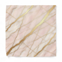 Marmeren roze roze & gouden luxe zakdoek