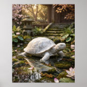 Marmeren Schildpad Kustrust Poster (Voorkant)