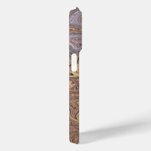 Marmeren script boho retro roestig goud koperen ok Case-Mate iPhone case (Achterkant / Rechts)