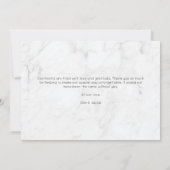 Marmeren Script Photo Collage Liefde & Bedankt (Achterkant)