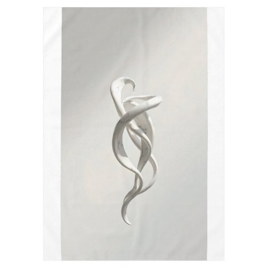 marmeren sculptuur met stroming tafelkleed (Voorkant)