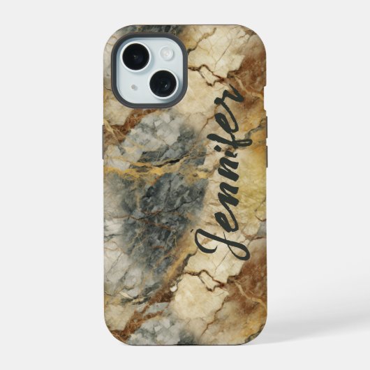 Marmeren steen 15 iPhone / iPad hoesje Case (Achterkant)