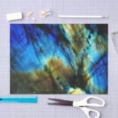 Marmeren steen blauwgroen turkoois indigo blauw ag tissuepapier (Craft)